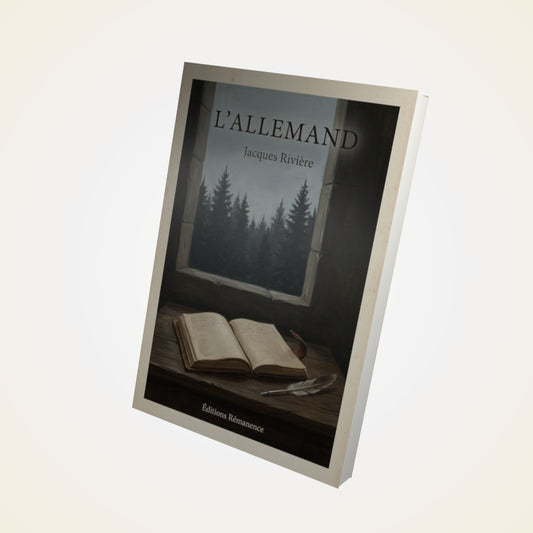 Livre L'Allemand - Jacques Rivière - Couverture 3D