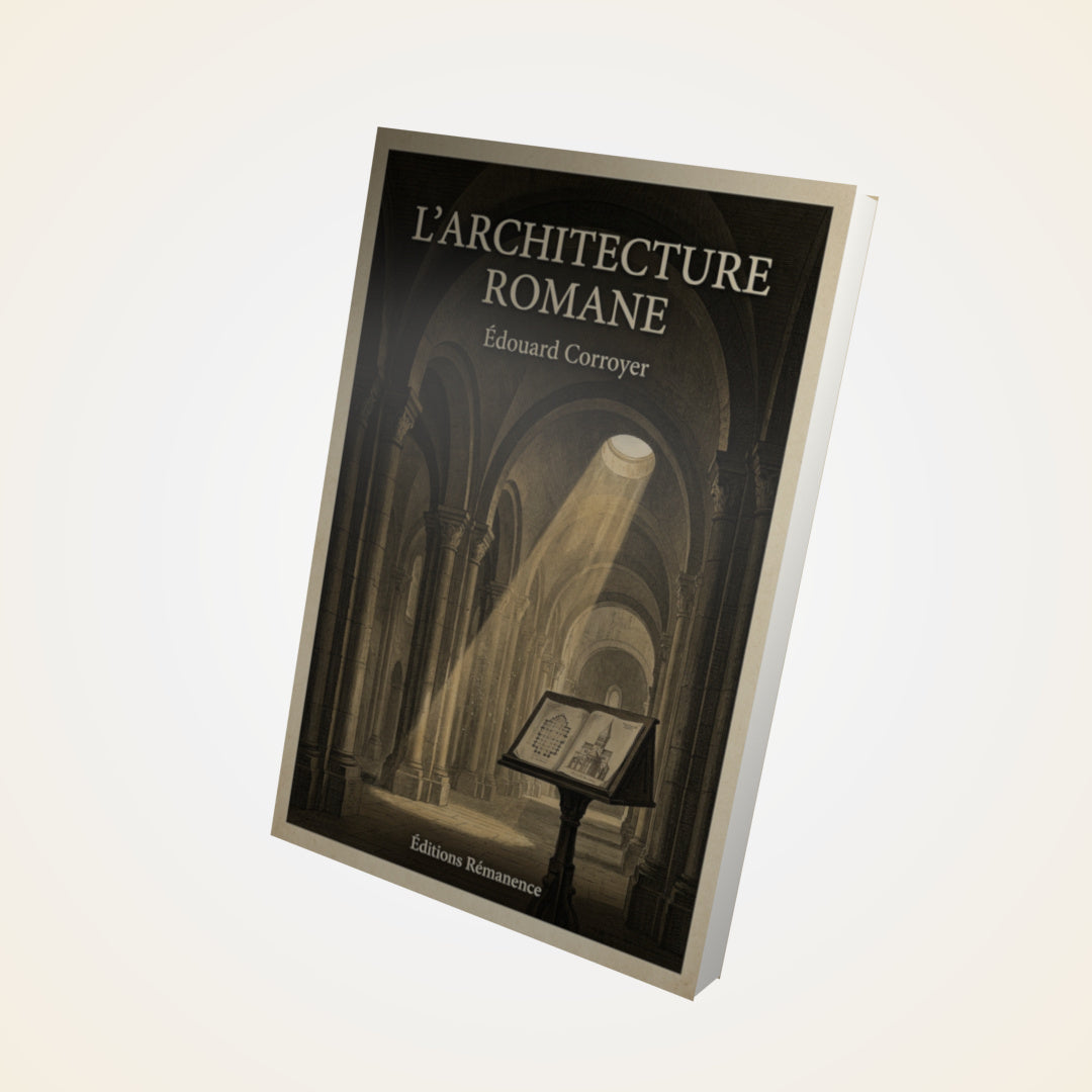 Livre L'Architecture romane - Édouard Corroyer - Couverture 3D