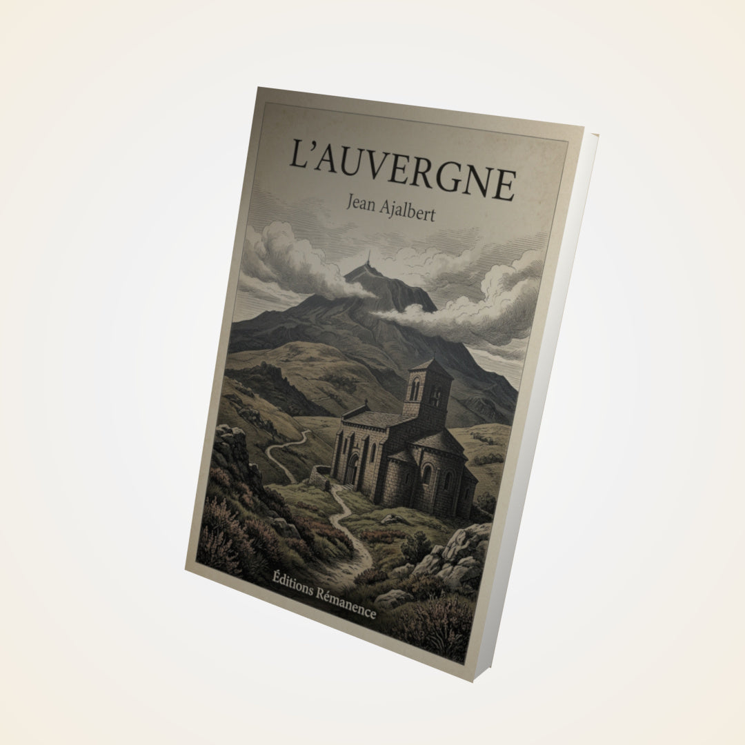 Livre L'Auvergne - Jean Ajalbert - Couverture 3D