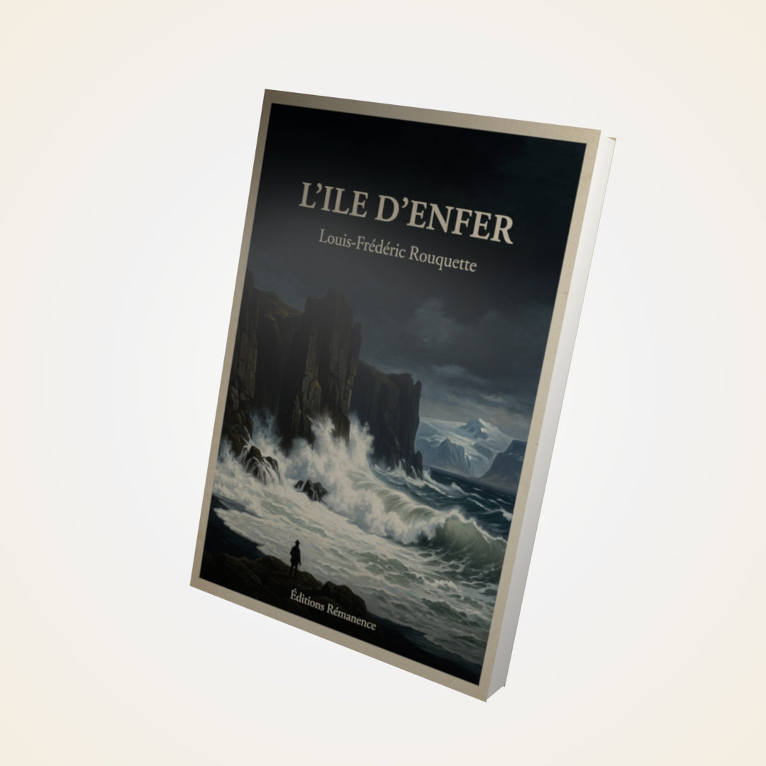 Livre L'Ile d'Enfer - Louis-Frédéric Rouquette - Couverture 3D