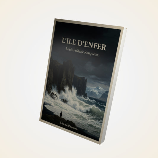 Livre L'Ile d'Enfer - Louis-Frédéric Rouquette - Couverture 3D