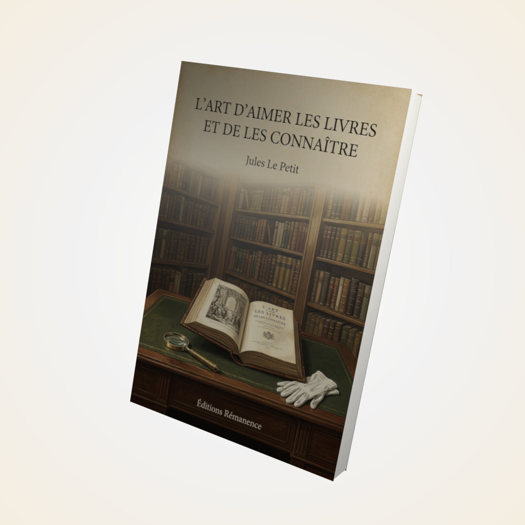Livre L'art d'aimer les livres et de les connaître - Jules Le Petit - Couverture 3D