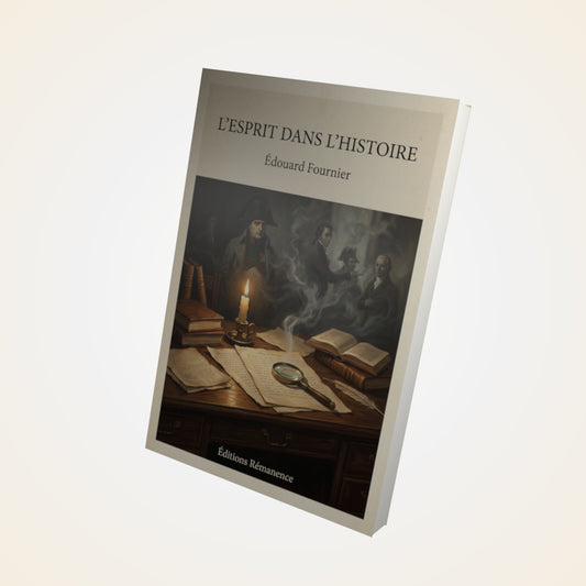 Livre L'esprit dans l'histoire - Édouard Fournier - Couverture 3D