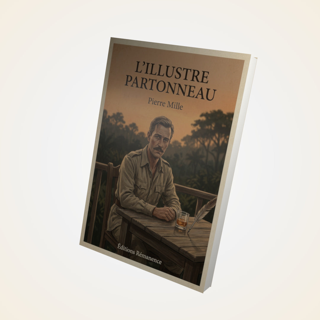 Livre L'illustre Partonneau - Pierre Mille - Couverture 3D