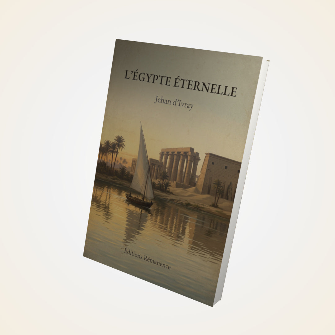 Livre L'Égypte éternelle - Jehan d’Ivray - Couverture 3D