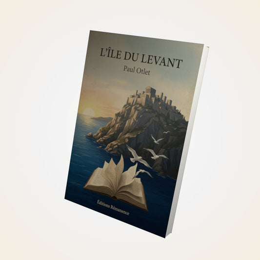 Livre L'Île du Levant - Paul Otlet - Couverture 3D