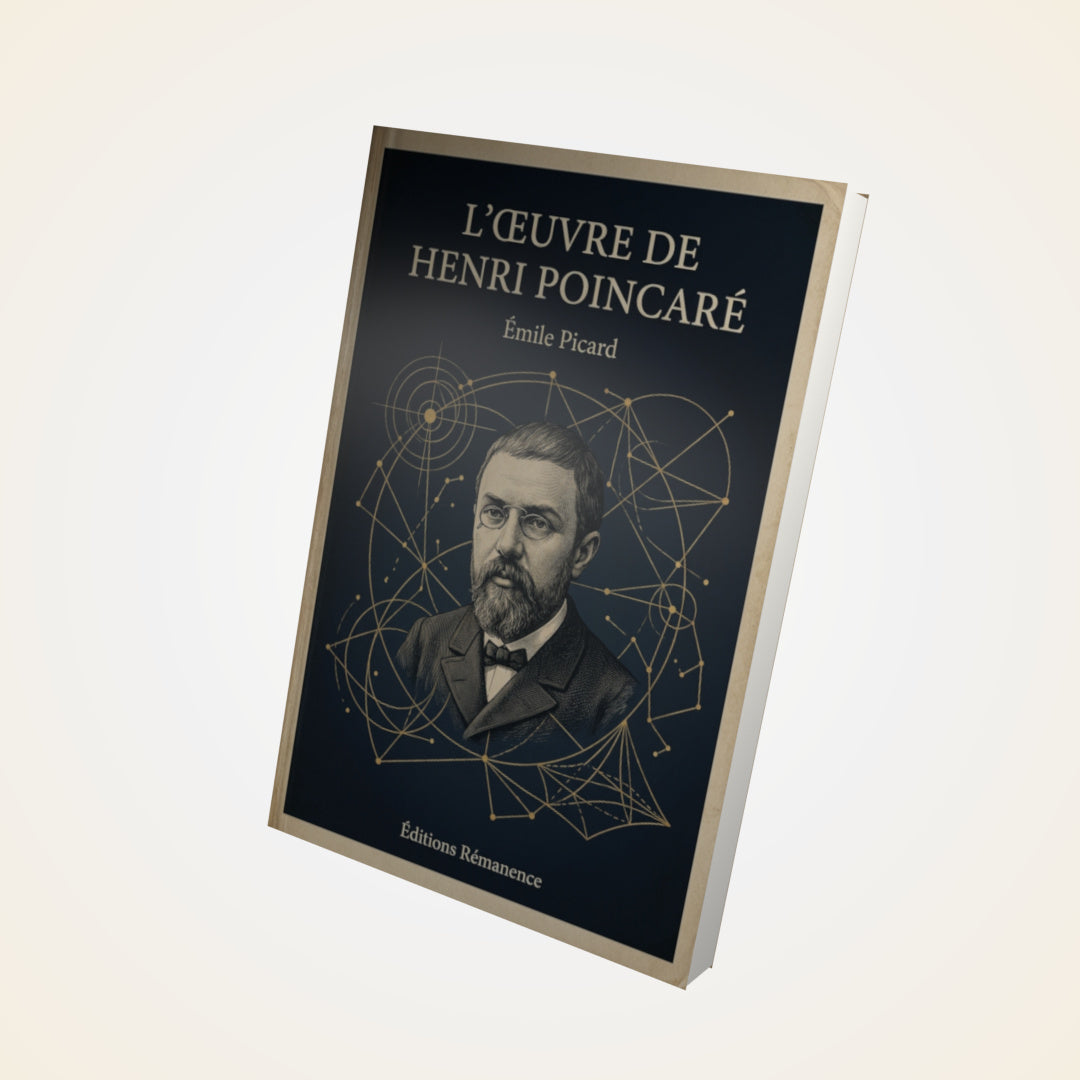Livre L'œuvre de Henri Poincaré - Émile Picard - Couverture 3D