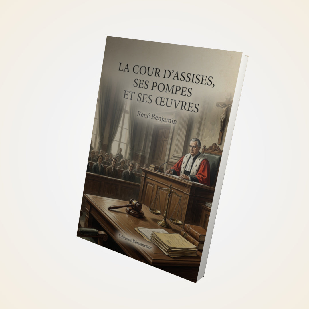 Livre La Cour d'Assises, ses pompes et ses œuvres - René Benjamin - Couverture 3D