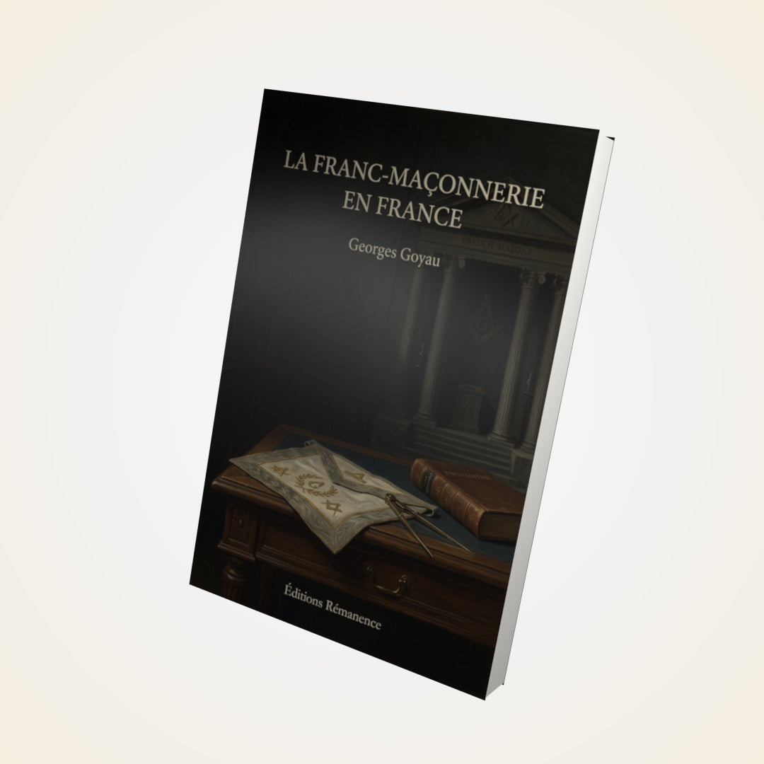 Livre La Franc-Maçonnerie en France - Georges Goyau - Couverture 3D