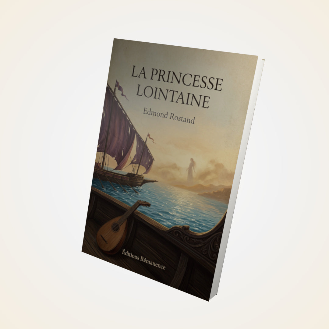 Livre La Princesse lointaine - Edmond Rostand - Couverture 3D