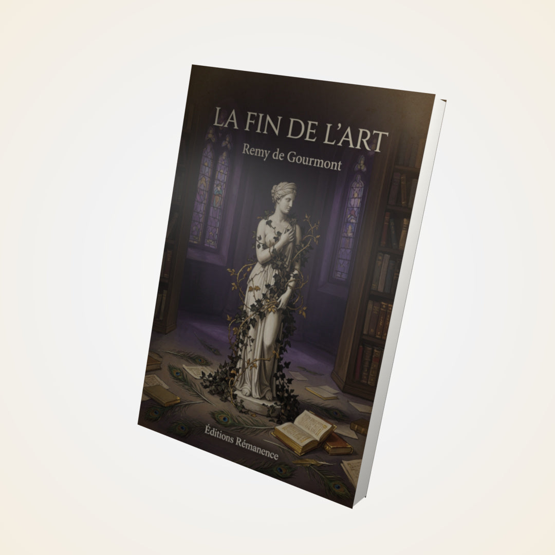 Livre La fin de l'art - Remy de Gourmont - Couverture 3D