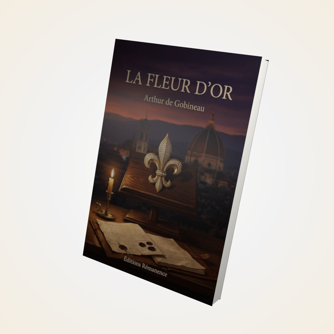 Livre La fleur d'or - Arthur de Gobineau - Couverture 3D