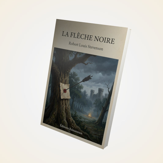 Livre La flèche noire - Robert Louis Stevenson - Couverture 3D