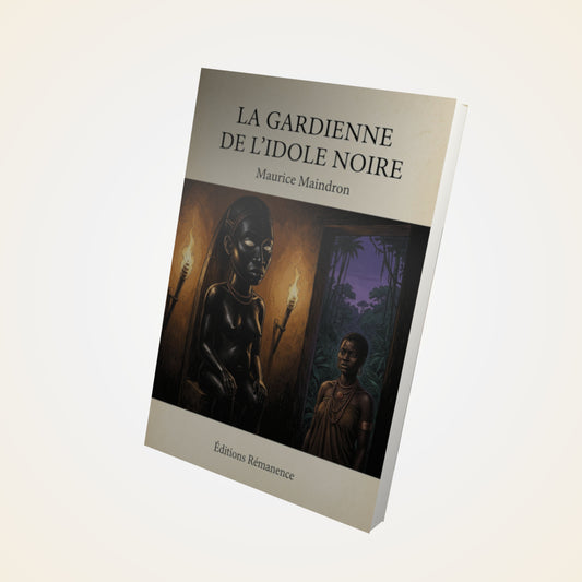 Livre La gardienne de l'idole noire - Maurice Maindron - Couverture 3D