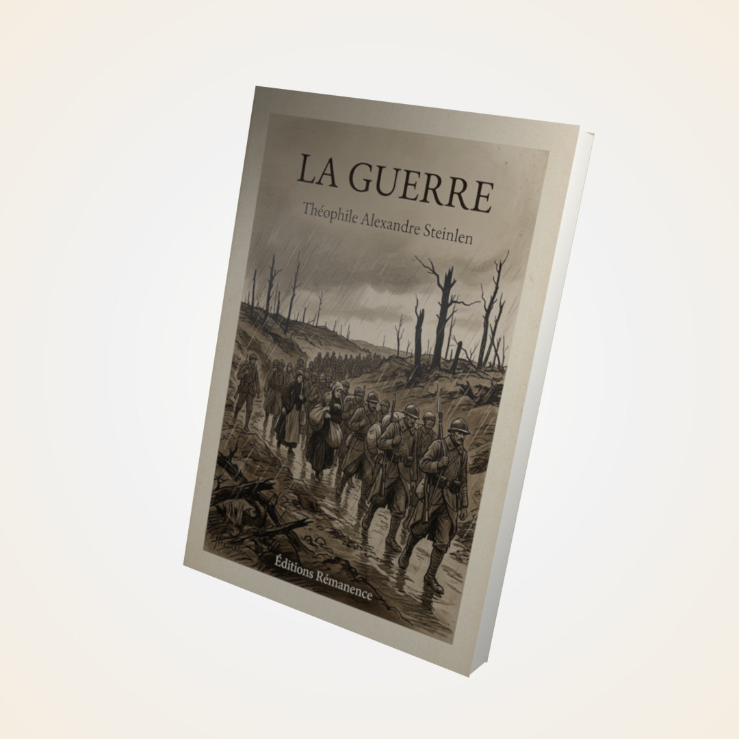 Livre La guerre - Théophile Alexandre Steinlen - Couverture 3D