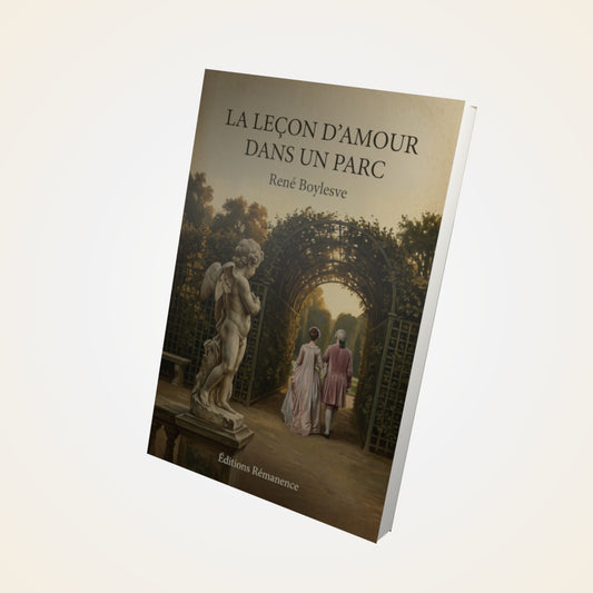 Livre La leçon d'amour dans un parc - René Boylesve - Couverture 3D