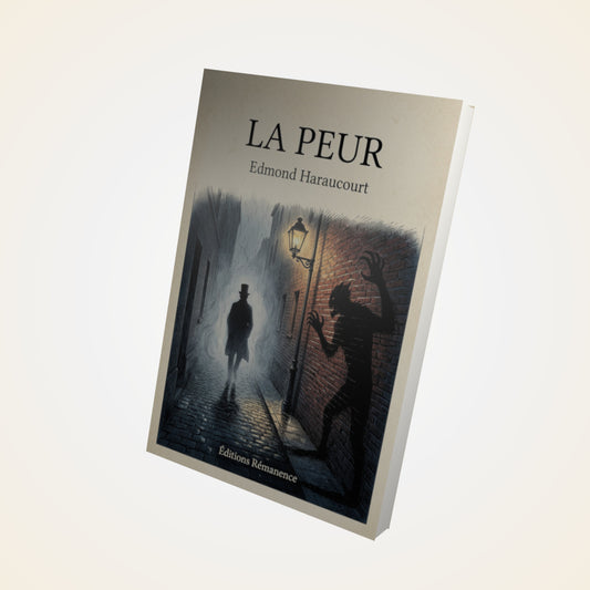 Livre La peur - Edmond Haraucourt - Couverture 3D