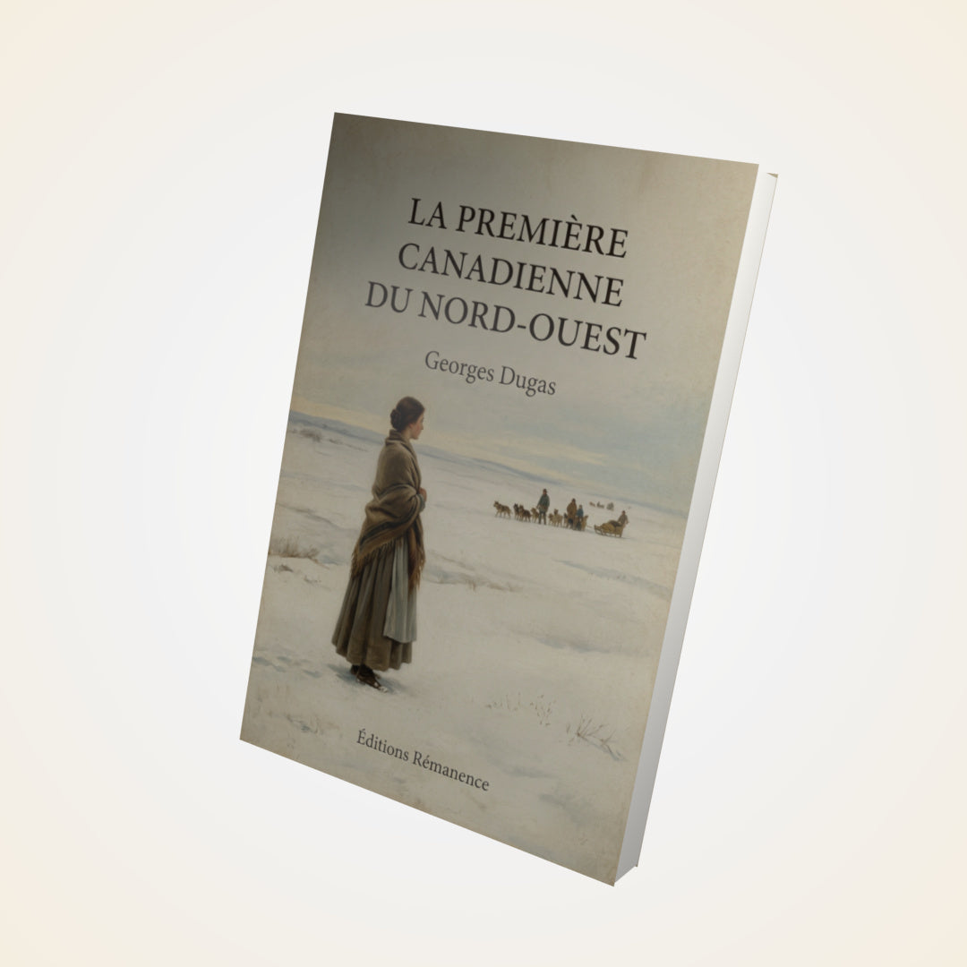 Livre La première canadienne du Nord-ouest - Georges Dugas - Couverture 3D
