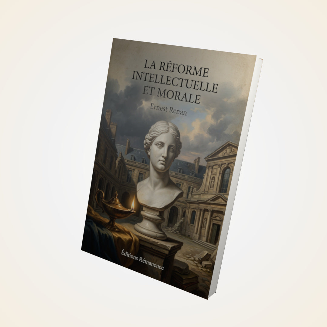 Livre La réforme intellectuelle et morale - Ernest Renan - Couverture 3D