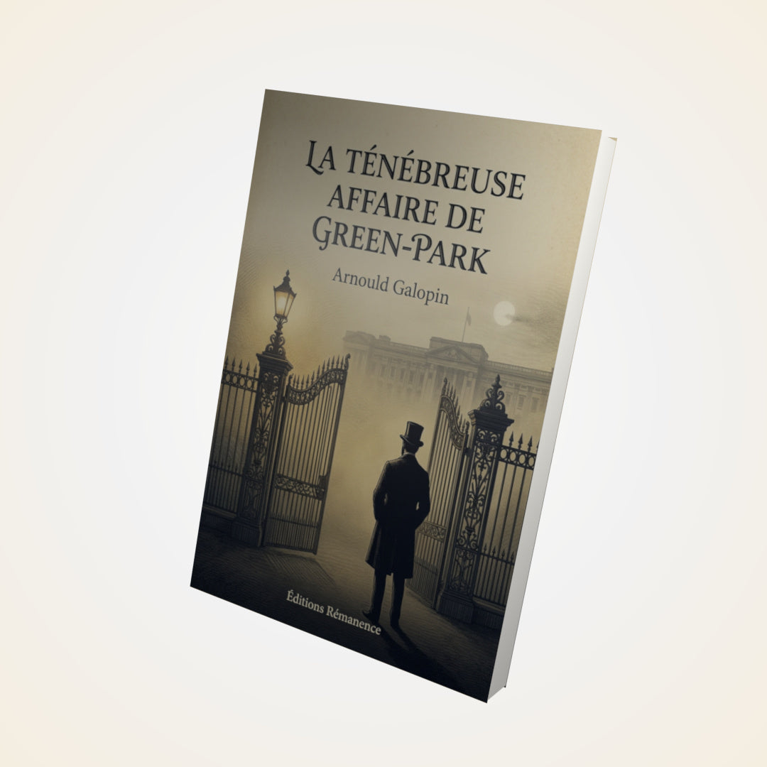 Livre La ténébreuse affaire de Green-Park - Arnould Galopin - Couverture 3D