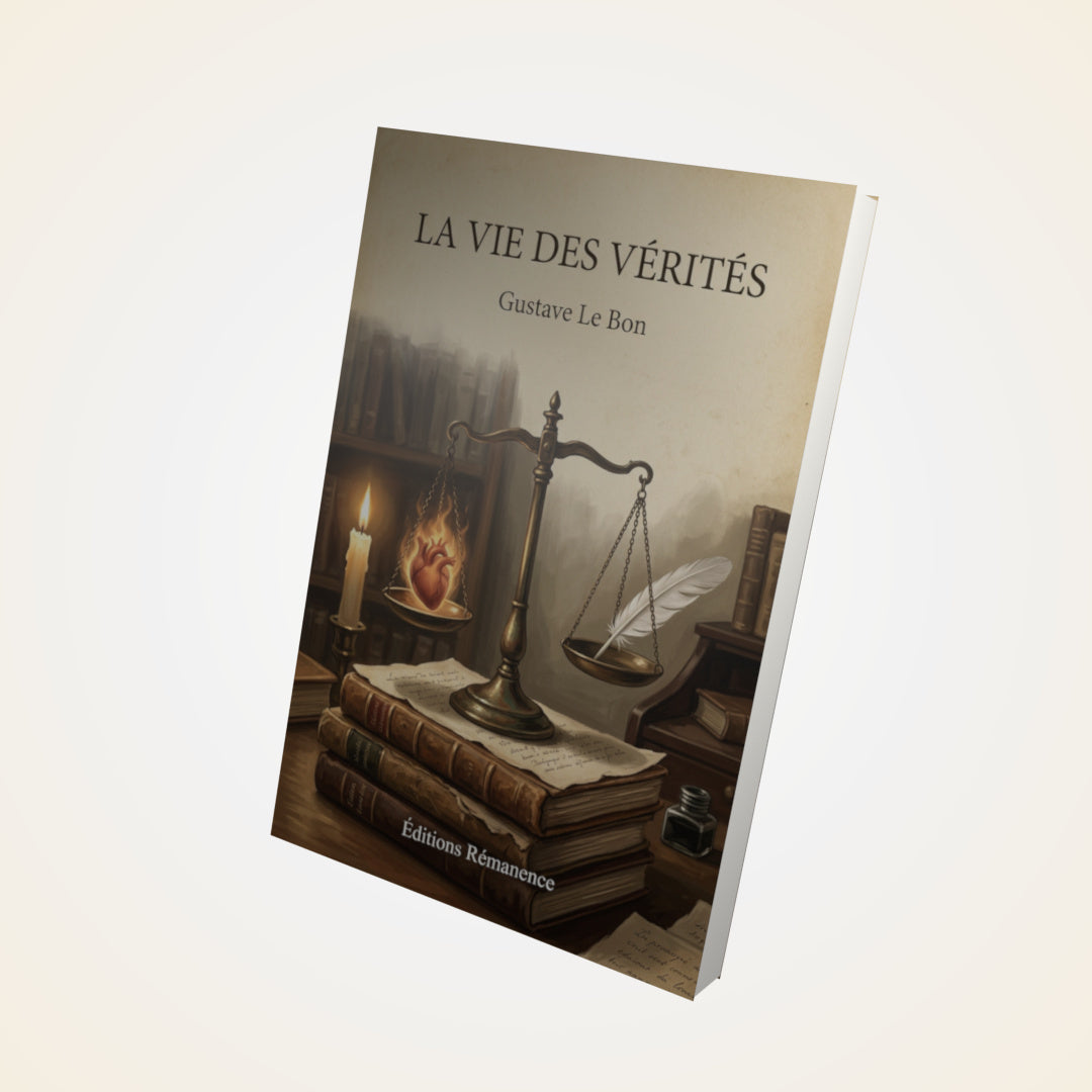 Livre La vie des vérités - Gustave Le Bon - Couverture 3D