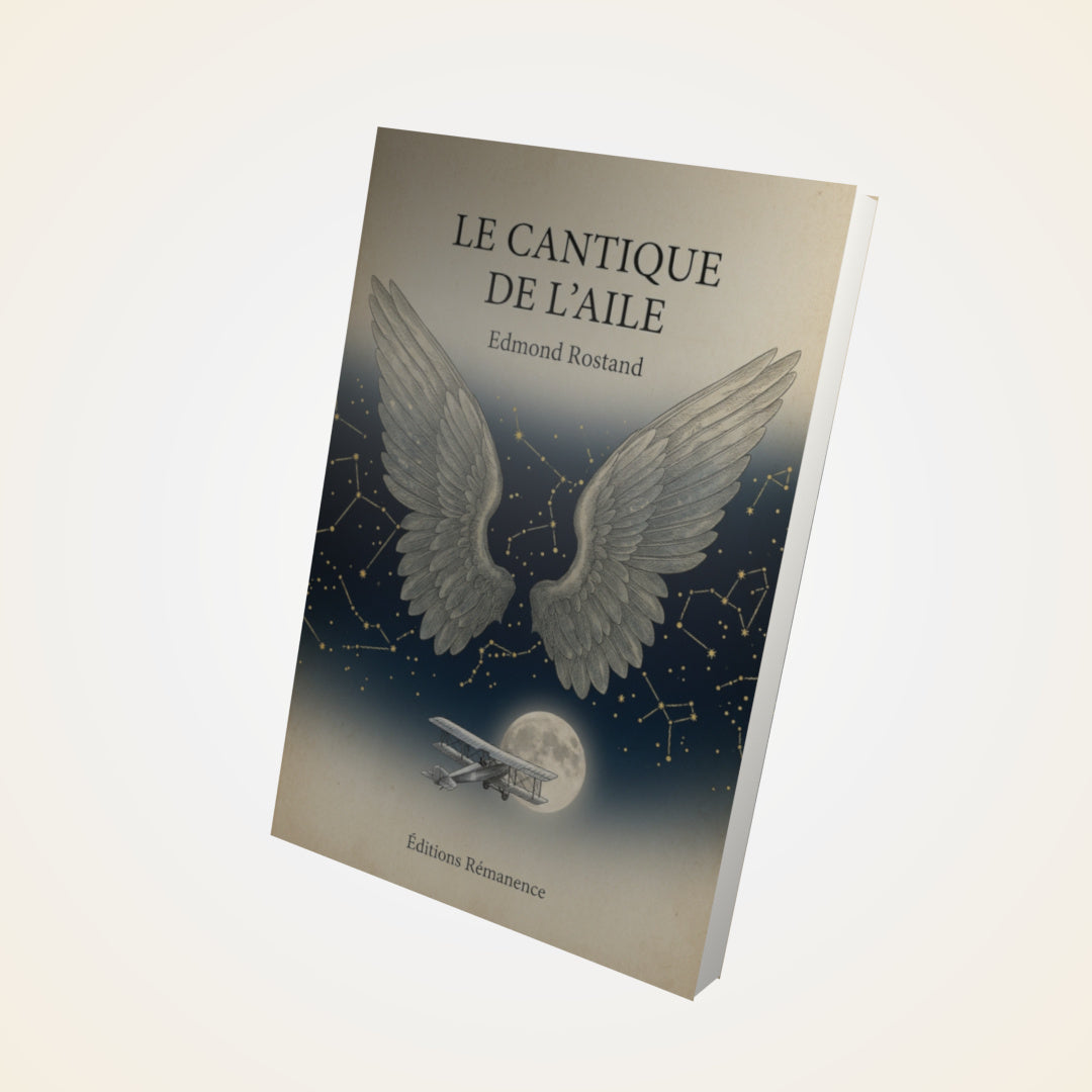 Livre Le Cantique de l'Aile - Edmond Rostand - Couverture 3D