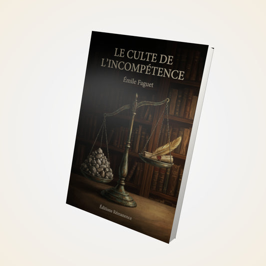 Livre Le culte de l'incompétence - Émile Faguet - Couverture 3D