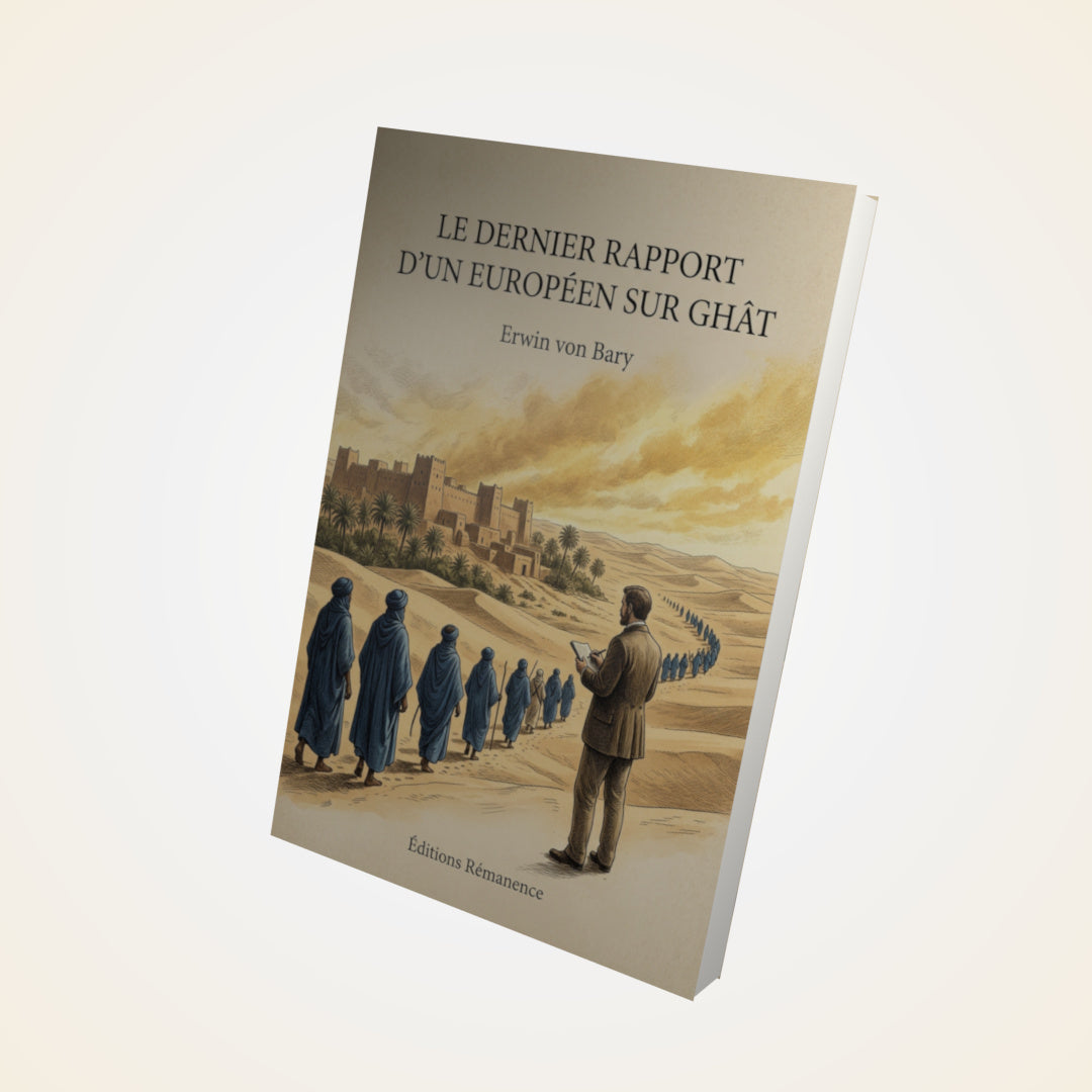 Livre Le dernier rapport d'un Européen sur Ghât - Erwin von Bary - Couverture 3D