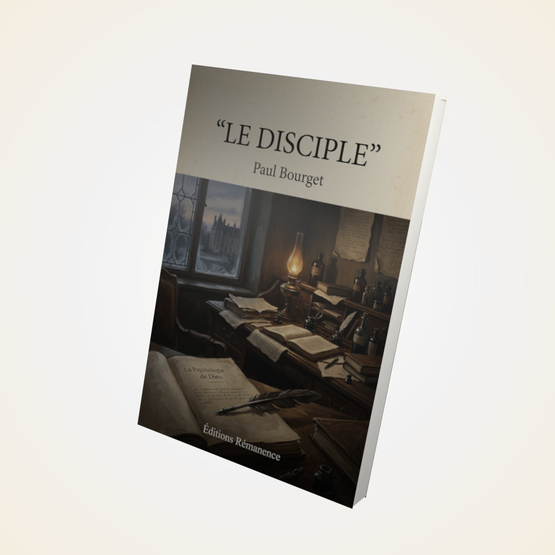 Livre Le disciple - Paul Bourget - Couverture 3D