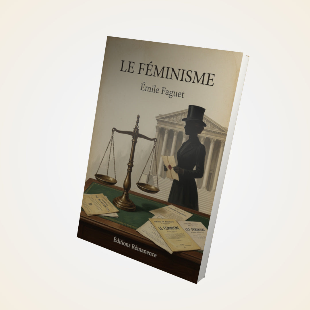 Livre Le féminisme - Émile Faguet - Couverture 3D