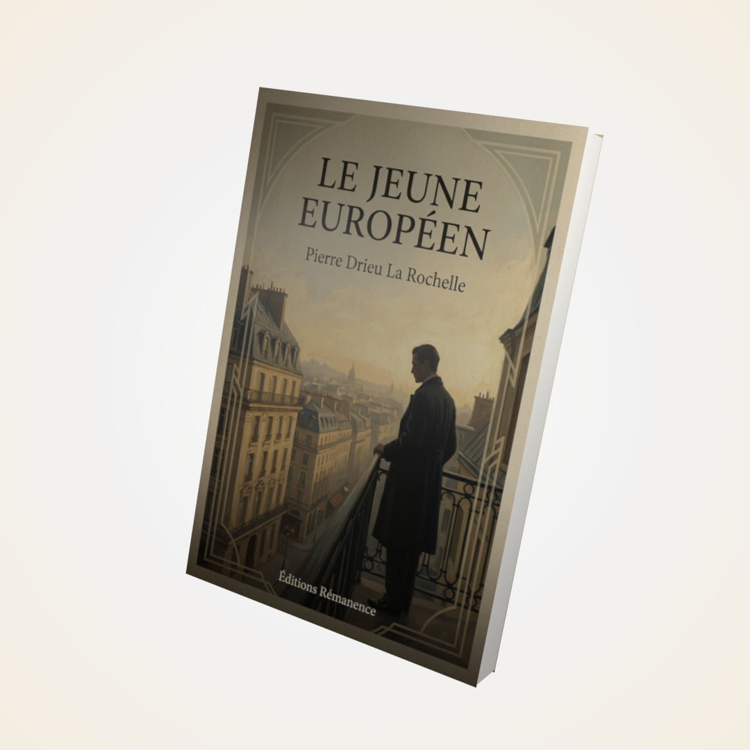 Livre Le jeune Européen - Pierre Drieu La Rochelle - Couverture 3D
