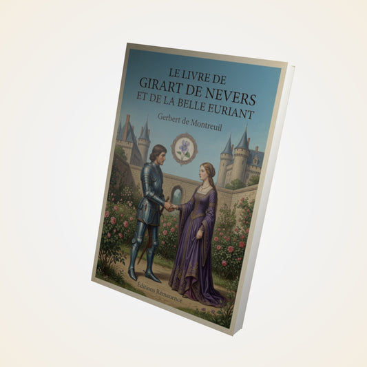 Livre Le livre de Girart de Nevers et de la belle Euriant - Gerbert de Montreuil - Couverture 3D