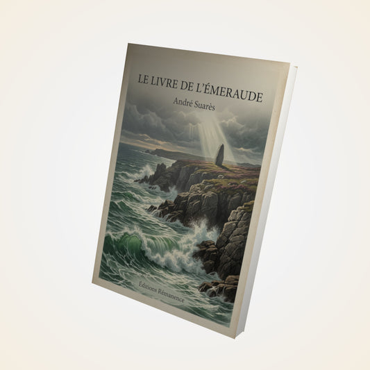 Livre Le livre de l'émeraude - André Suarès - Couverture 3D