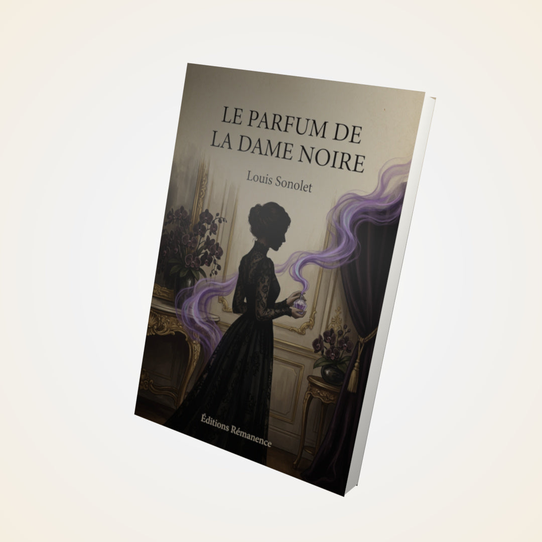 Livre Le parfum de la Dame Noire - Louis Sonolet - Couverture 3D