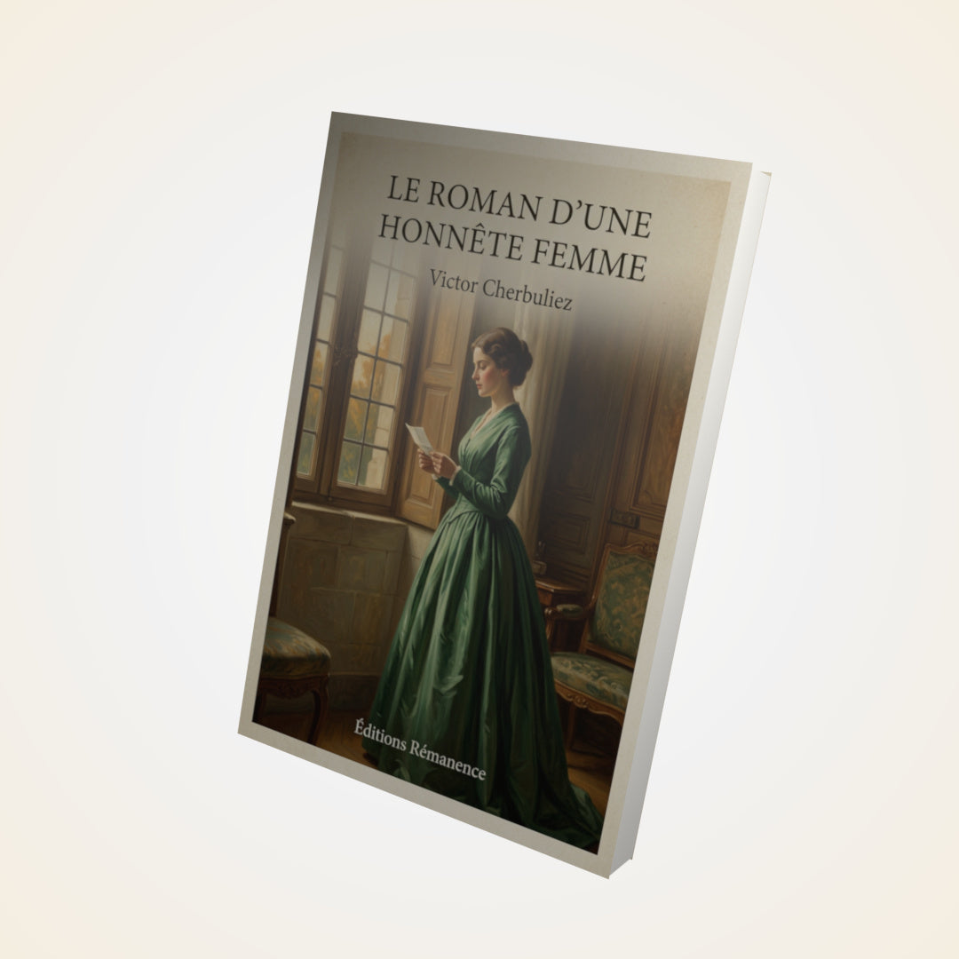 Livre Le roman d'une honnête femme - Victor Cherbuliez - Couverture 3D