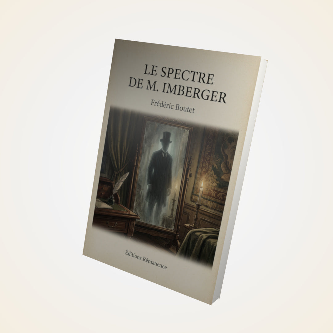 Livre Le spectre de M. Imberger - Frédéric Boutet - Couverture 3D