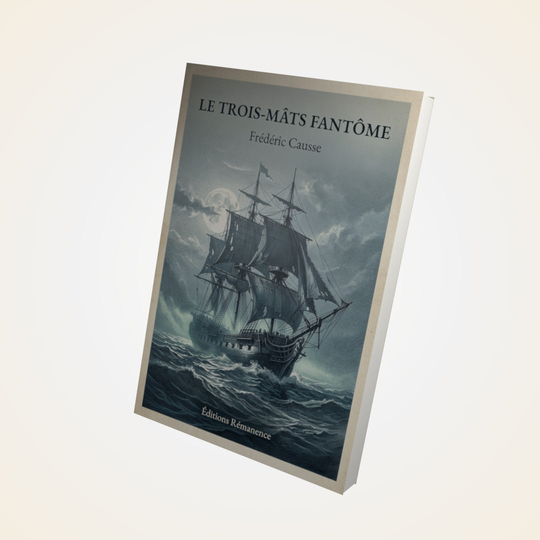 Livre Le trois-mâts fantôme - Frédéric Causse - Couverture 3D