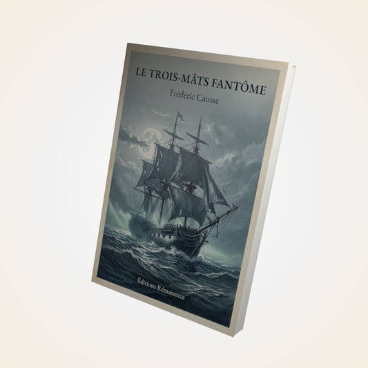 Livre Le trois-mâts fantôme - Frédéric Causse - Couverture 3D