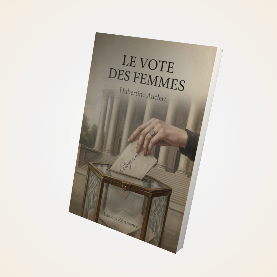 Livre Le vote des femmes - Hubertine Auclert - Couverture 3D