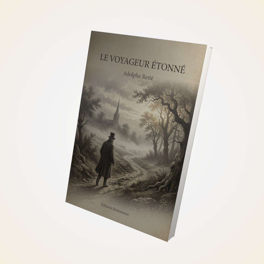 Livre Le voyageur étonné - Adolphe Retté - Couverture 3D
