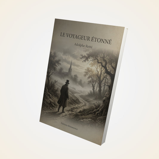 Livre Le voyageur étonné - Adolphe Retté - Couverture 3D