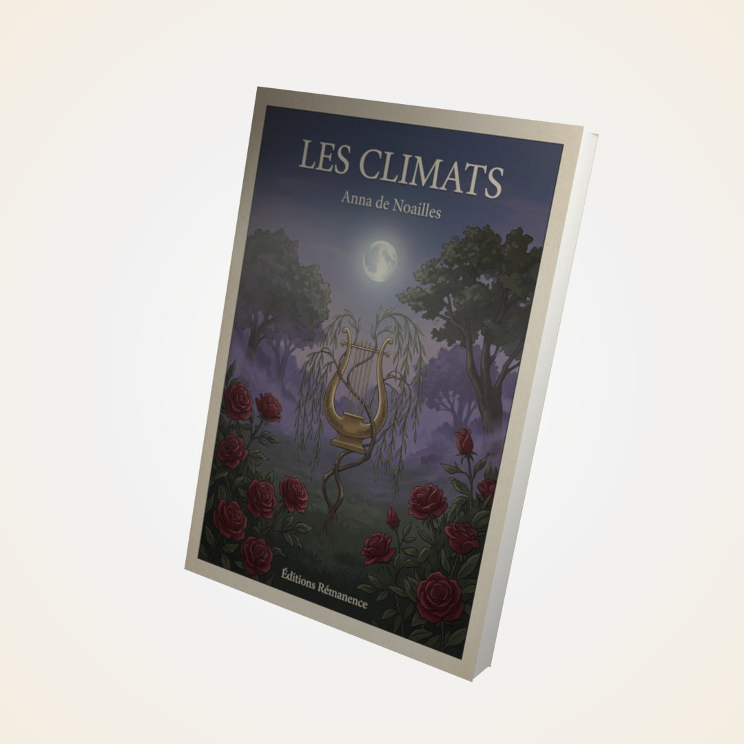Livre Les Climats - Anna de Noailles - Couverture 3D