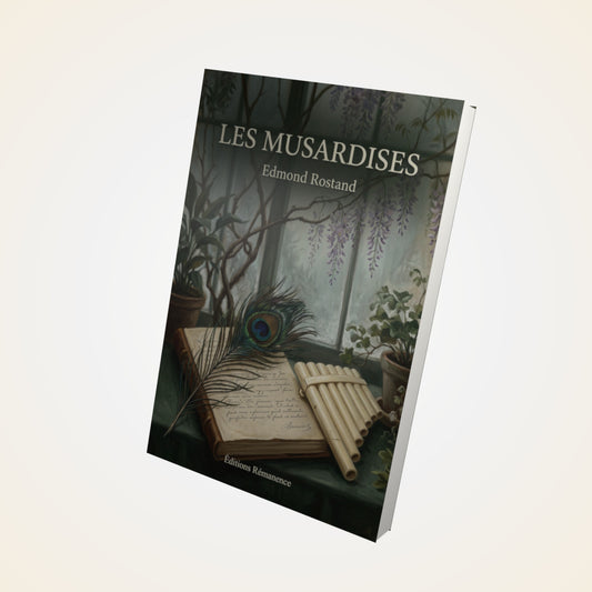 Livre Les Musardises - Edmond Rostand - Couverture 3D