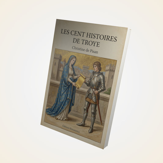 Livre Les cent histoires de Troye - Christine de Pisan - Couverture 3D
