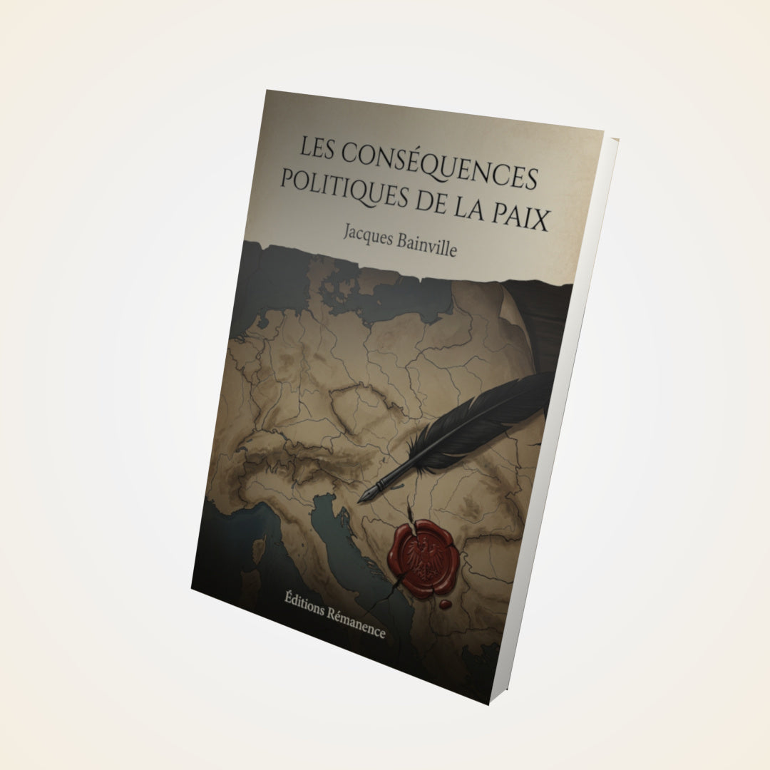 Livre Les conséquences politiques de la paix - Jacques Bainville - Couverture 3D