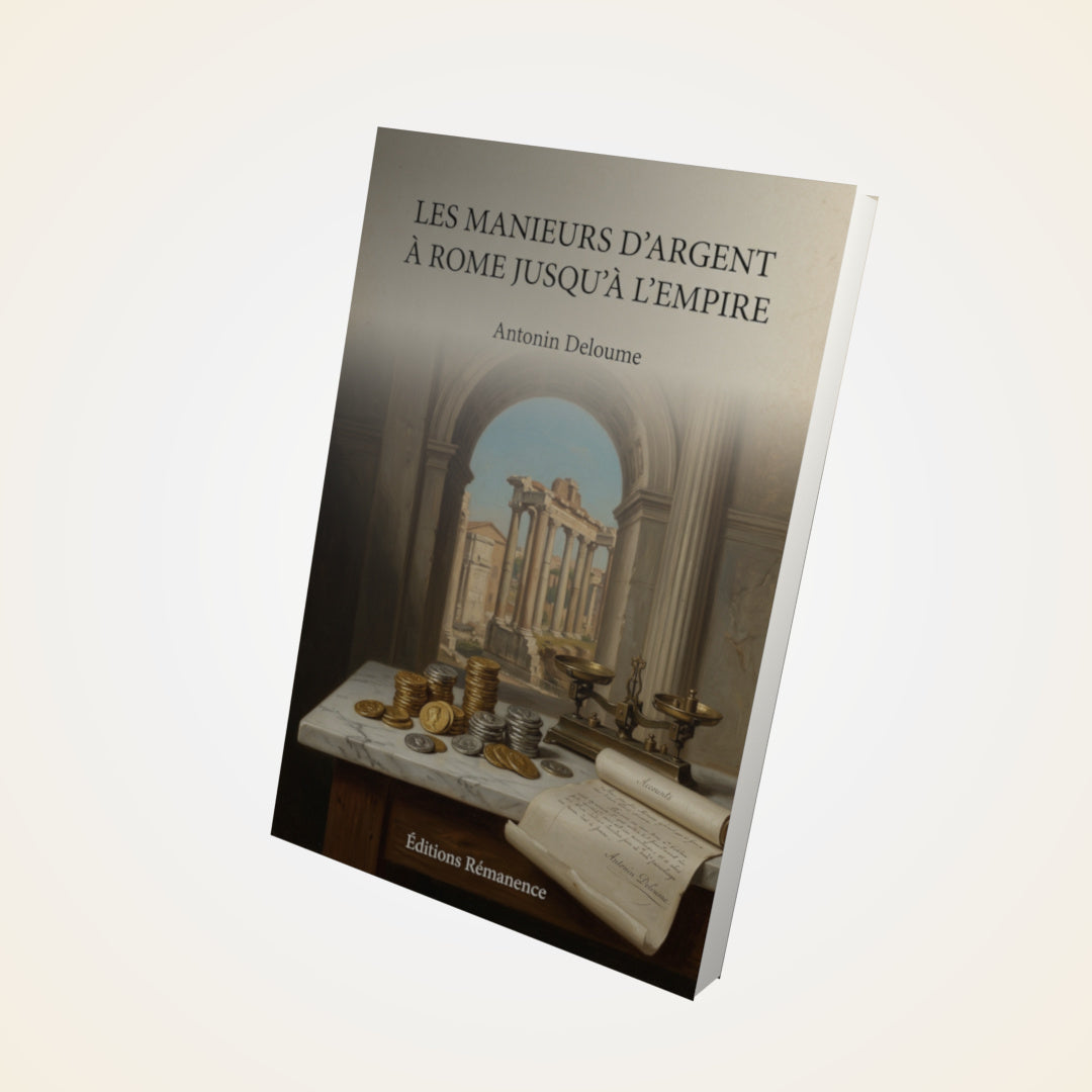 Livre Les manieurs d'argent à Rome jusqu'à l'Empire - Antonin Deloume - Couverture 3D