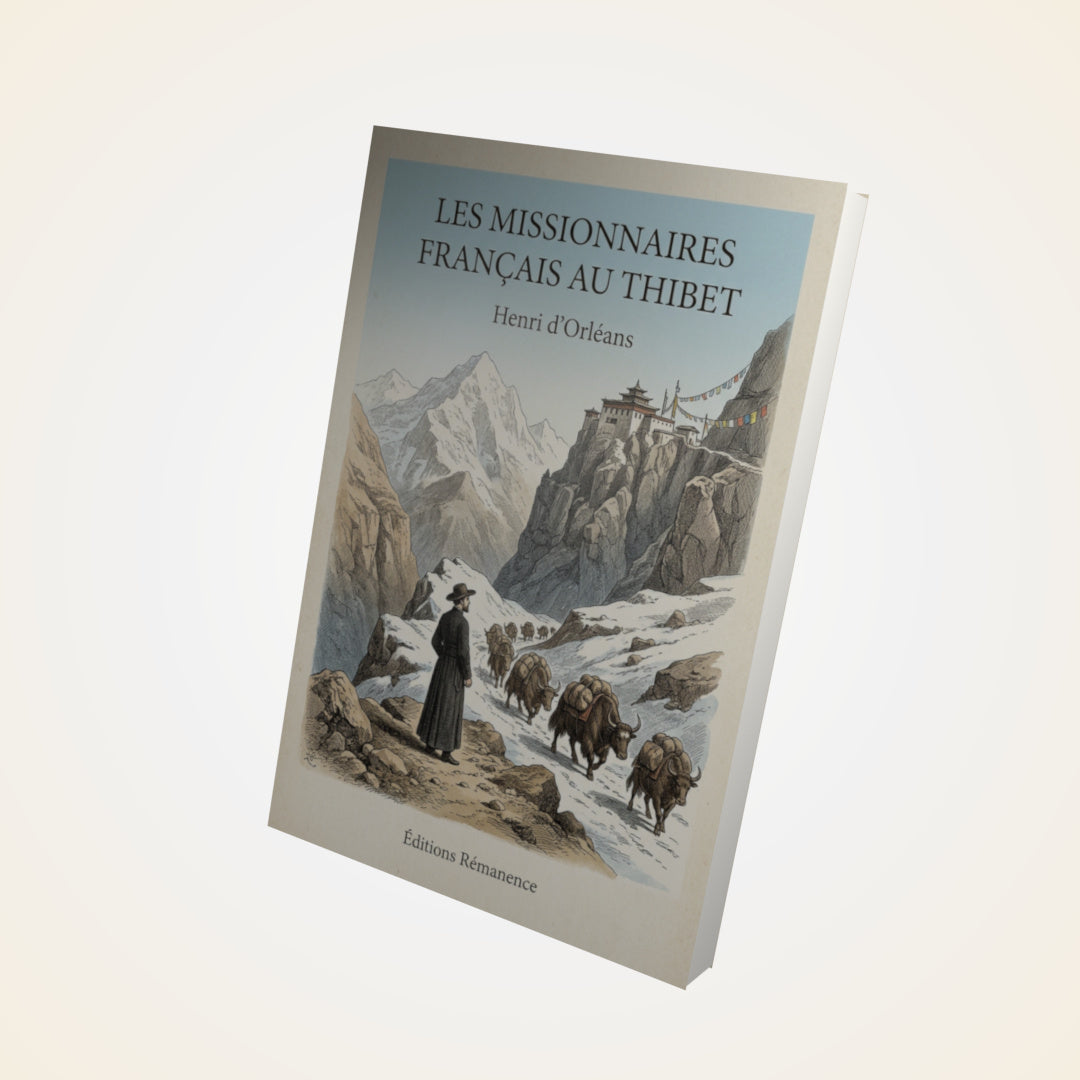 Livre Les missionnaires français au Thibet - Henri d'Orléans - Couverture 3D