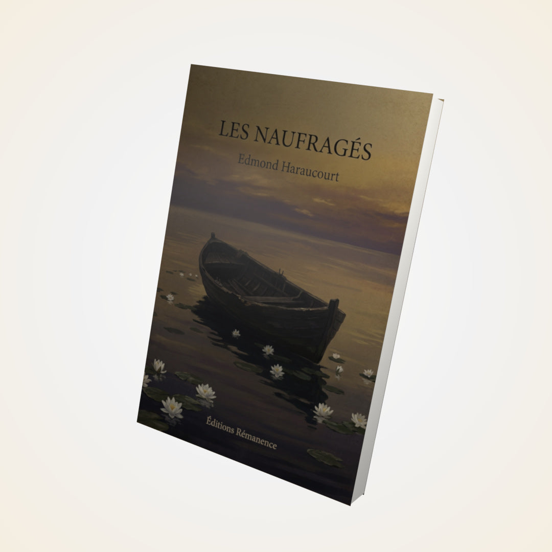 Livre Les naufragés - Edmond Haraucourt - Couverture 3D