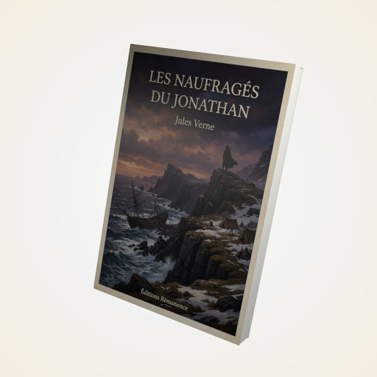 Livre Les naufragés du Jonathan - Jules Verne - Couverture 3D