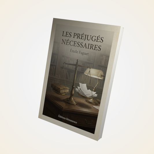 Livre Les préjugés nécessaires - Émile Faguet - Couverture 3D